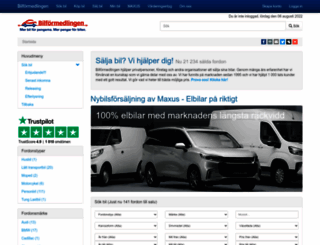 bilformedlingen.com screenshot