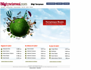 bilgiyarismasi.com screenshot