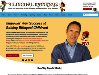bilingualmonkeys.com screenshot