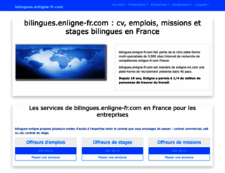 bilingues.enligne-fr.com screenshot