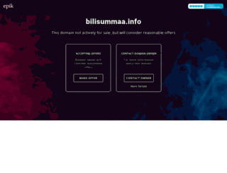 bilisummaa.info screenshot