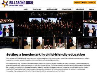 billabonghighbhopal.com screenshot