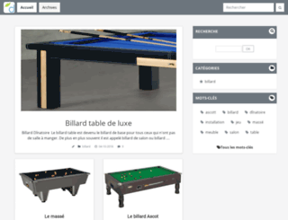 billard-table.lageometrie.fr screenshot