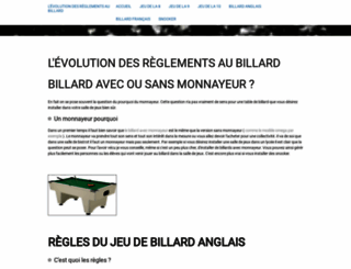 billard.reglement.free.fr screenshot