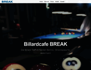 billardcafe-break.de screenshot