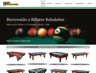 billaresbalsalobre.com screenshot