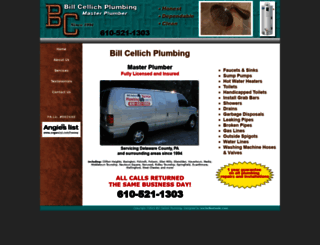 billcellichplumbing.com screenshot