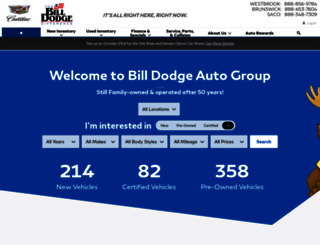 billdodgeautogroup.com screenshot
