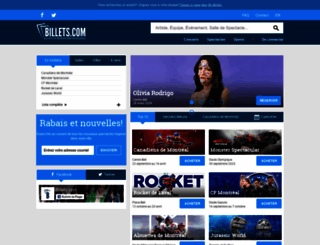 billets.com screenshot