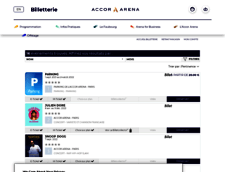 billetterie.accorhotelsarena.com screenshot