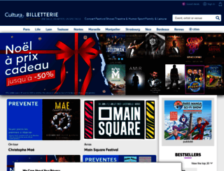 billetterie.cultura.com screenshot