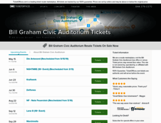 billgrahamcivicauditorium.ticketoffices.com screenshot