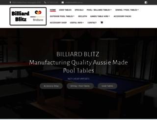billiardblitzbrisbane.com.au screenshot