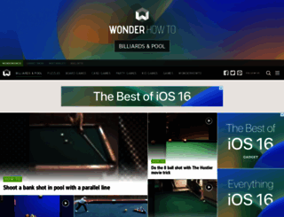 billiards-and-pool.wonderhowto.com screenshot