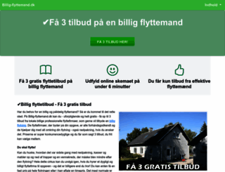 billig-flyttemand.dk screenshot