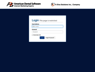 billing.americandentalsoftware.com screenshot