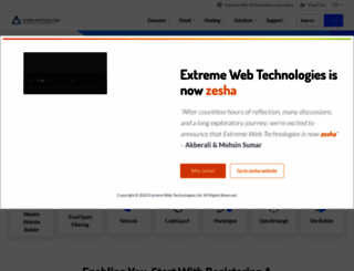 billing.extremewebtechnologies.com screenshot