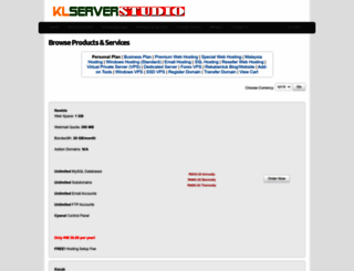 billing.klserver.net screenshot