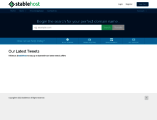 billing.stablehost.com screenshot