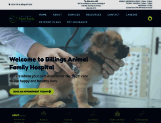 billingsanimalfamilyhospital.com screenshot