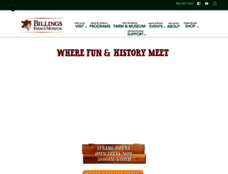 billingsfarm.org screenshot