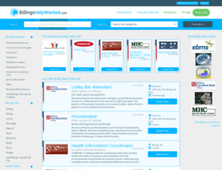 billingshelpwanted.org screenshot