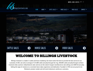 billingslivestock.com screenshot