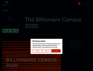 billionairecensus.com screenshot