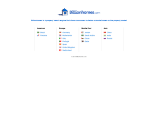 billionhomes.be screenshot