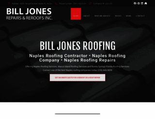 billjonesroofing.com screenshot