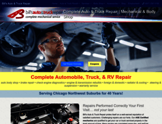 billsautoandtruckrepair.com screenshot