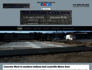 billwilsonconcrete.net screenshot