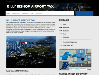 billybishopairporttaxi.com screenshot
