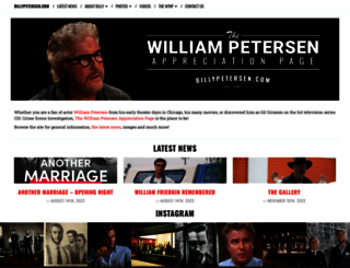 billypetersen.com screenshot