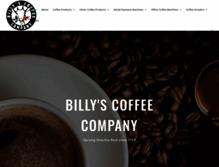 billyscoffee.co.uk screenshot