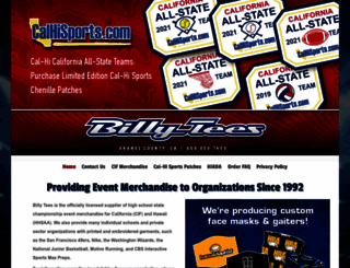 billytees.com screenshot