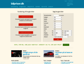 bilpriser.dk screenshot