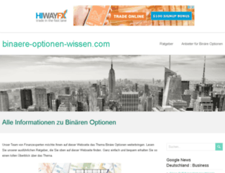 binaere-optionen-wissen.com screenshot