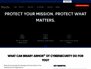 binaryarmor.com screenshot