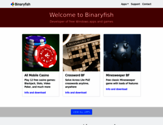 binaryfish.com screenshot