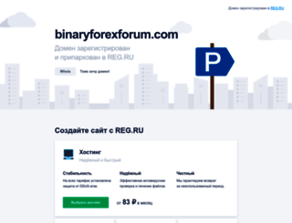binaryforexforum.com screenshot