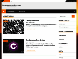 binaryimpression.com screenshot