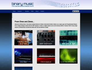 binarymusic.co.uk screenshot