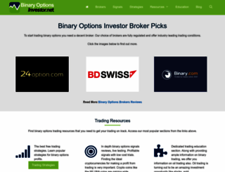 binaryoptionsinvestor.net screenshot
