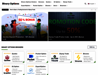 binaryoptionx.com screenshot