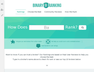 binaryranking.com screenshot
