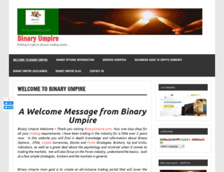 binaryumpire.com screenshot