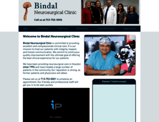 bindalneurosurgicalclinic.com screenshot