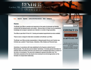 binderlaw.net screenshot