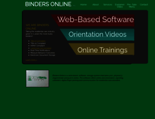 bindersonline.com screenshot
